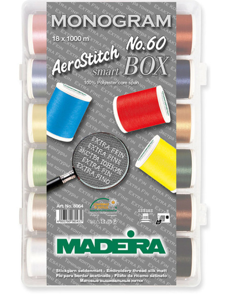 SmartBox Monogram AeroStitch Madeira borduurgarendoos
