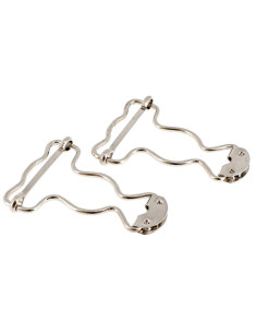 Speciale bretels voor tuinbroek 25 mm zilver Bohin 2