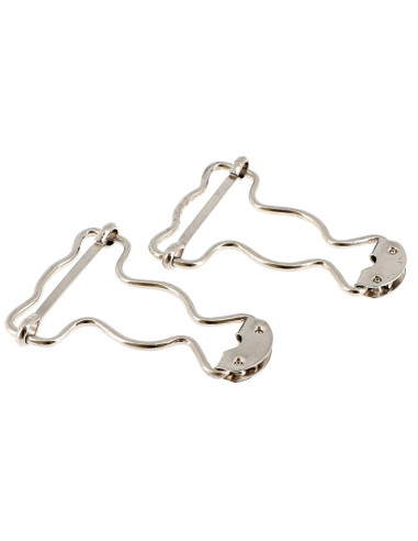 Speciale bretels voor tuinbroek 25 mm zilver Bohin