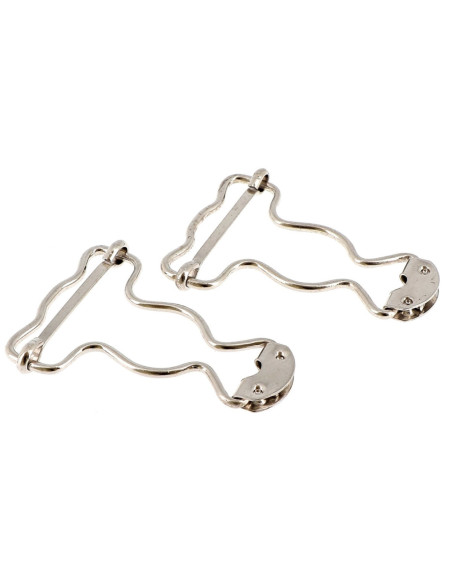 Speciale bretels voor tuinbroek 25 mm zilver Bohin