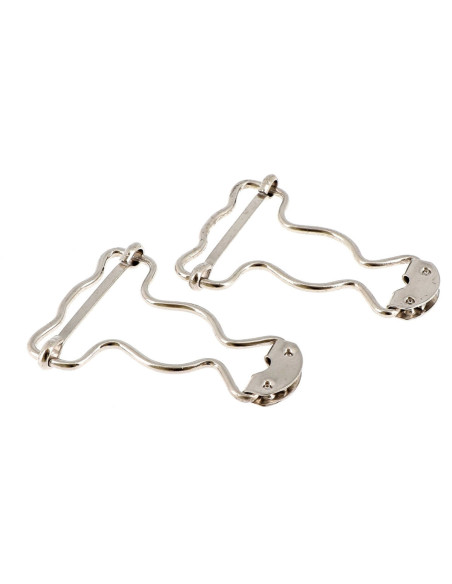 Speciale gespen voor tuinbroek 32 mm zilver Bohin