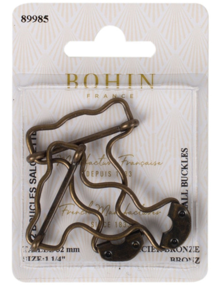Speciale bretels voor tuinbroek 32 mm brons Bohin