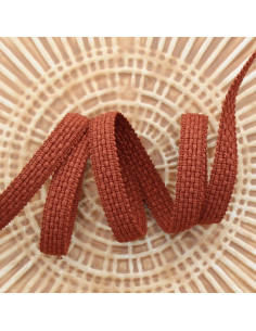 Omzoomde galon - Terracotta