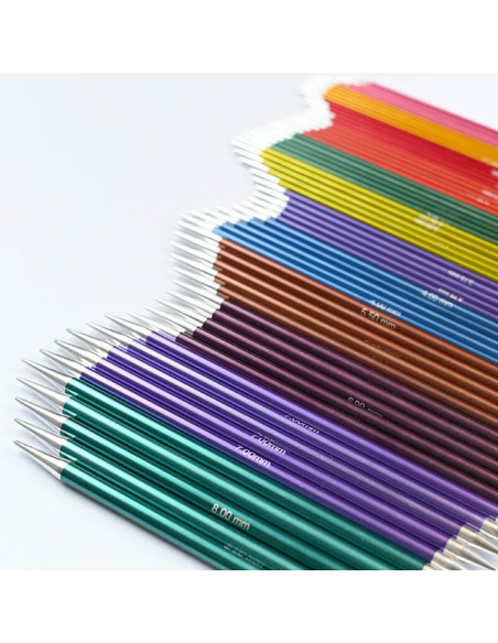 Dubbelpuntige breinaalden KnitPro Zing
