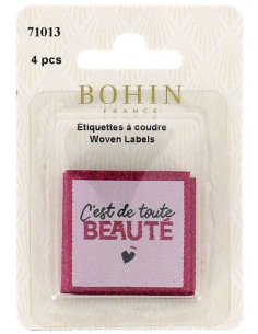 Set van 4 labels om op te naaien - Het is prachtig 2