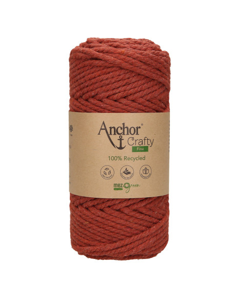 Gerecycled macramé katoen Crafty Fine Anchor