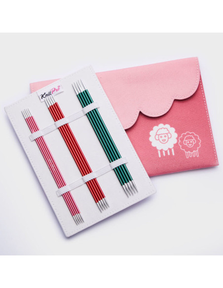 KnitPro Zing set met dubbele punt naalden