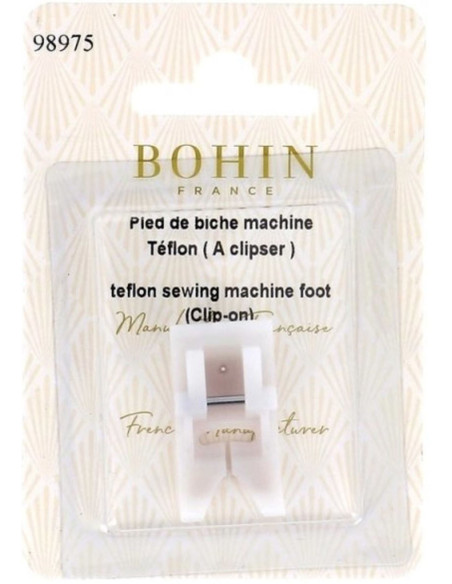 Teflon naaivoetje om te klikken Bohin