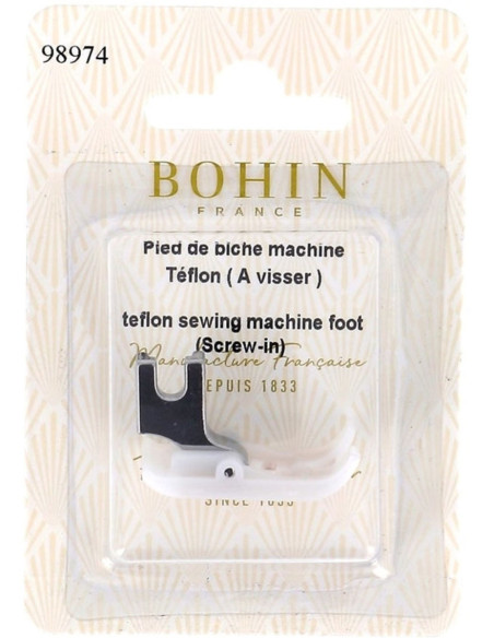 Teflon naaivoet met schroef Bohin