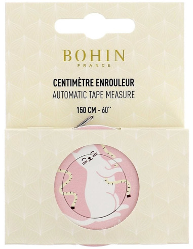 Rolmaat 150 cm Kat centimeter Bohin