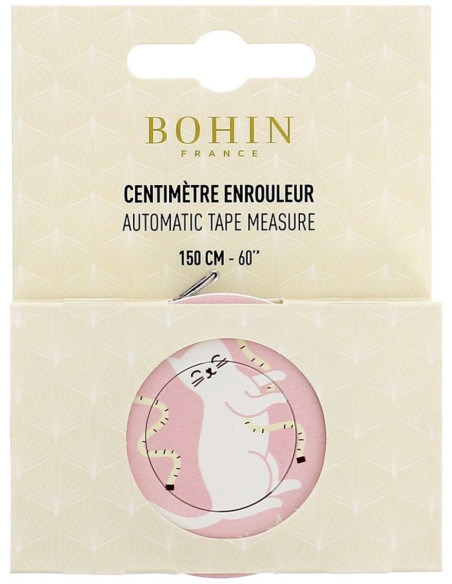 Rolmaat 150 cm Kat centimeter Bohin
