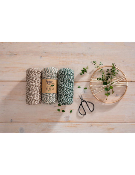 Gerecycled macramé katoen Crafty Fine Multico Anchor