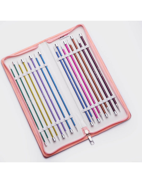 KnitPro Zing rechte naalden set
