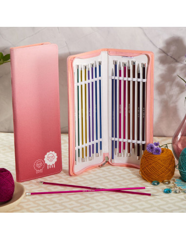 KnitPro Zing rechte naalden set