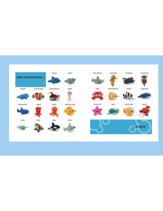 Mini amigurumi boek - Zeedieren 2