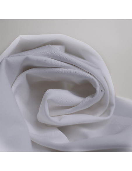 Oxford katoenstof Optic White - Atelier Brunette