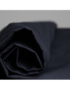 Oxford katoenstof Deep Charcoal - Atelier Brunette