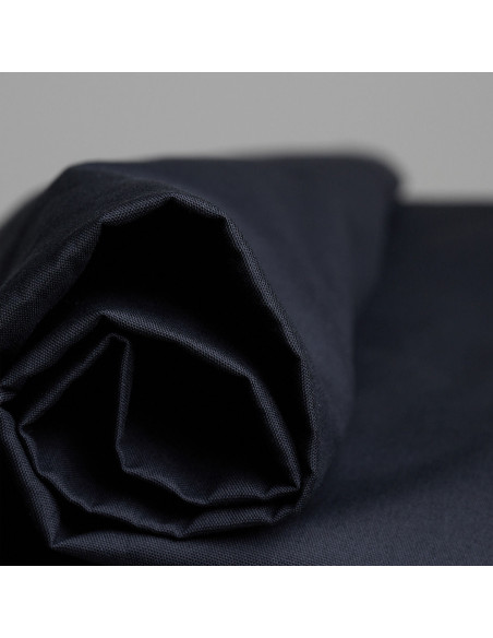 Oxford katoenstof Deep Charcoal - Atelier Brunette