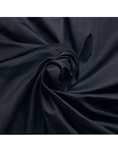 Oxford katoenstof Deep Charcoal - Atelier Brunette