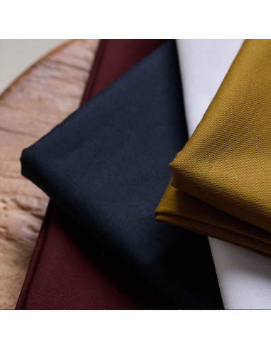 Oxford katoenstof Deep Charcoal - Atelier Brunette