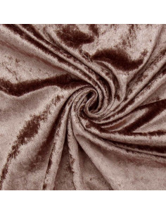Pannefluweel stoffen - Taupe