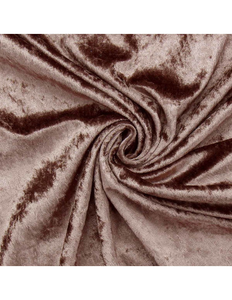 Pannefluweel stoffen - Taupe
