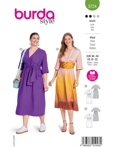 Jurkpatroon - Burda 5724