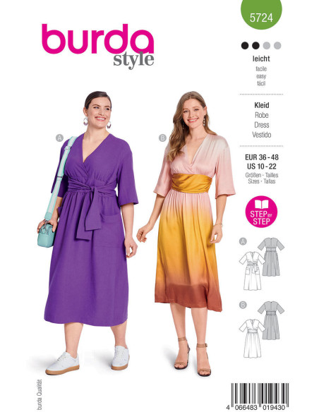 Jurkpatroon - Burda 5724