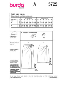 Rokpatroon - Burda 5725 2