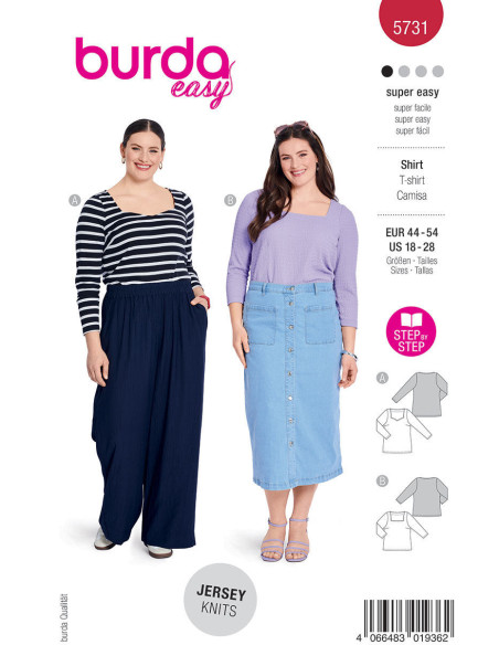 Top patroon - Burda 5731