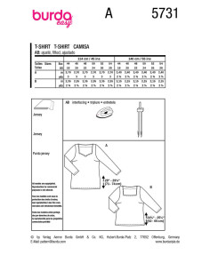Top patroon - Burda 5731 2