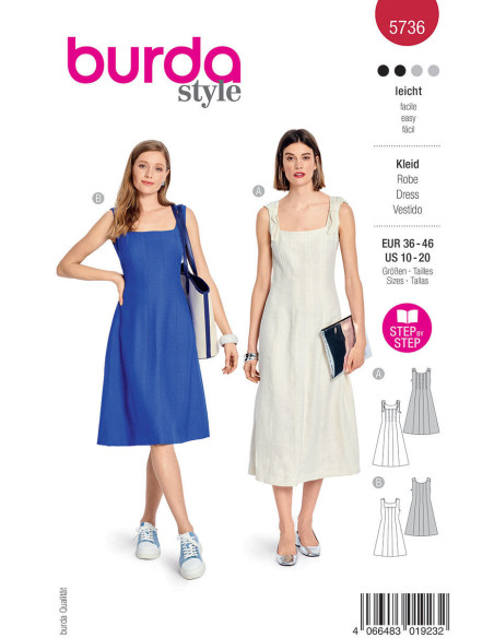 Jurkpatroon - Burda 5736