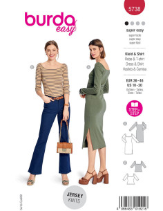 Jurk en top patroon - Burda 5738