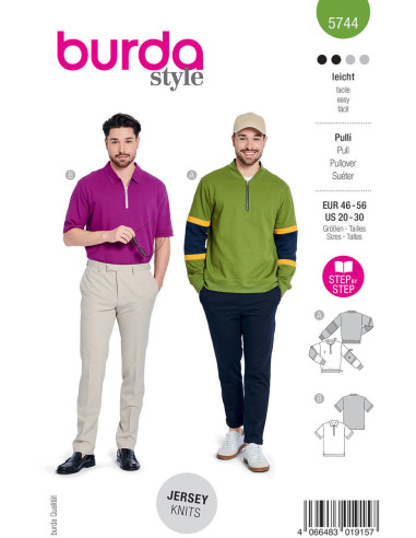 Trui patroon - Burda 5744