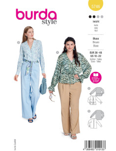 Blousepatroon - Burda 5746