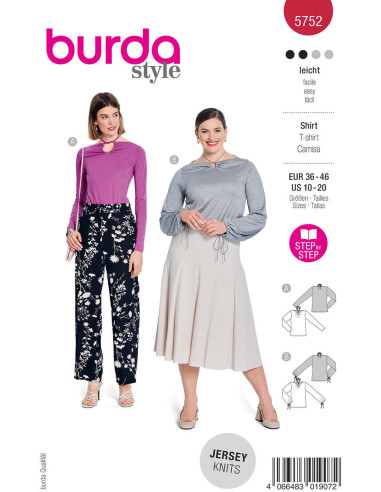 Top patroon - Burda 5752