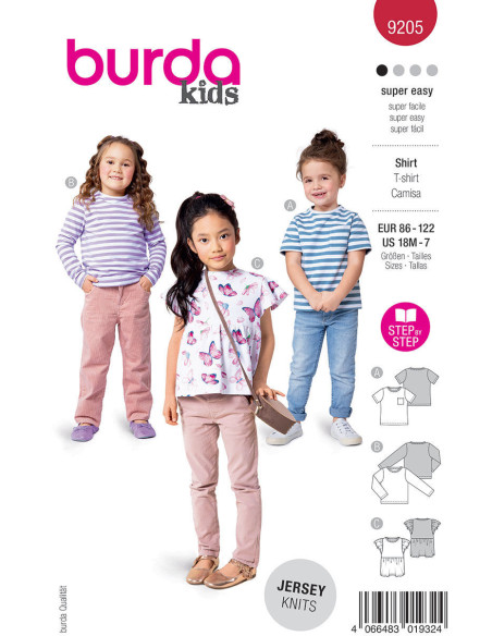 Top patroon - Burda 9205