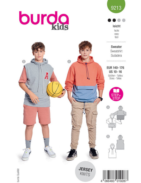 Trui patroon - Burda 9213