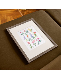 Borduurpakket kruissteek - Botanische plank