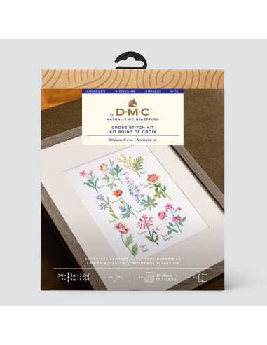 Borduurpakket kruissteek - Botanische plank