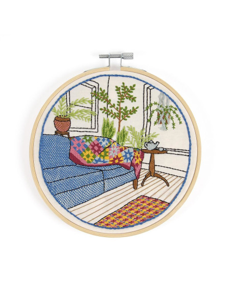Borduurpakket - Wintertuin