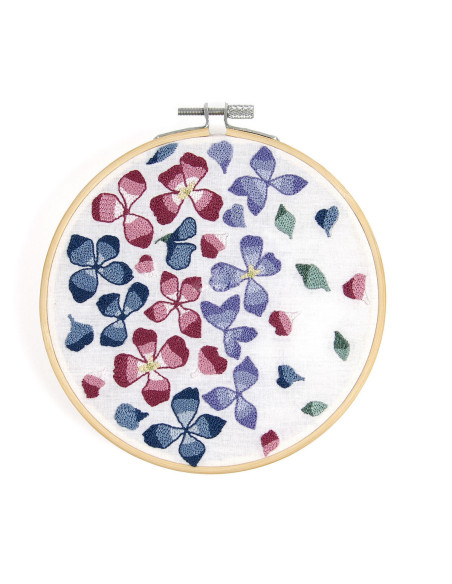 Punch needle kit - Hortensia bloemblaadjes