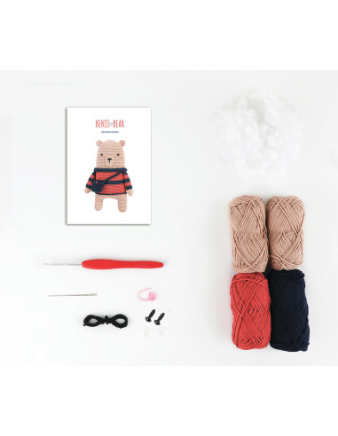 Amigurumi-kit - Benji de beer