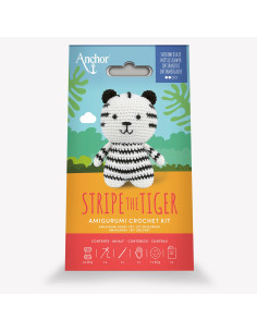 Amigurumi kit - Stripe de witte tijger