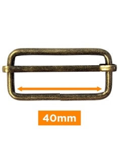 Glijdende gesp - Brons 40 mm