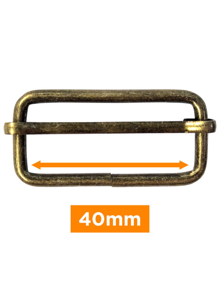 Glijdende gesp - Brons 40 mm