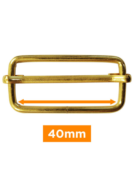 Glijdende lus - Goud 40 mm