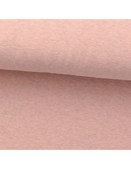 Fijn gemêleerde jersey stof - Roze