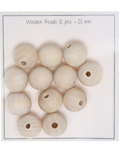 Houten kralen voor rammelaars, fopspeenketting baby