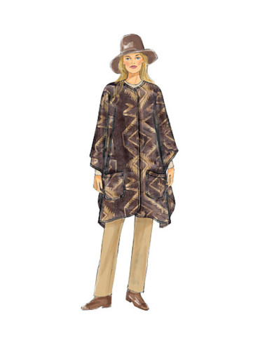 Jas, mantel en omslagkleding patroon - Butterick 6250